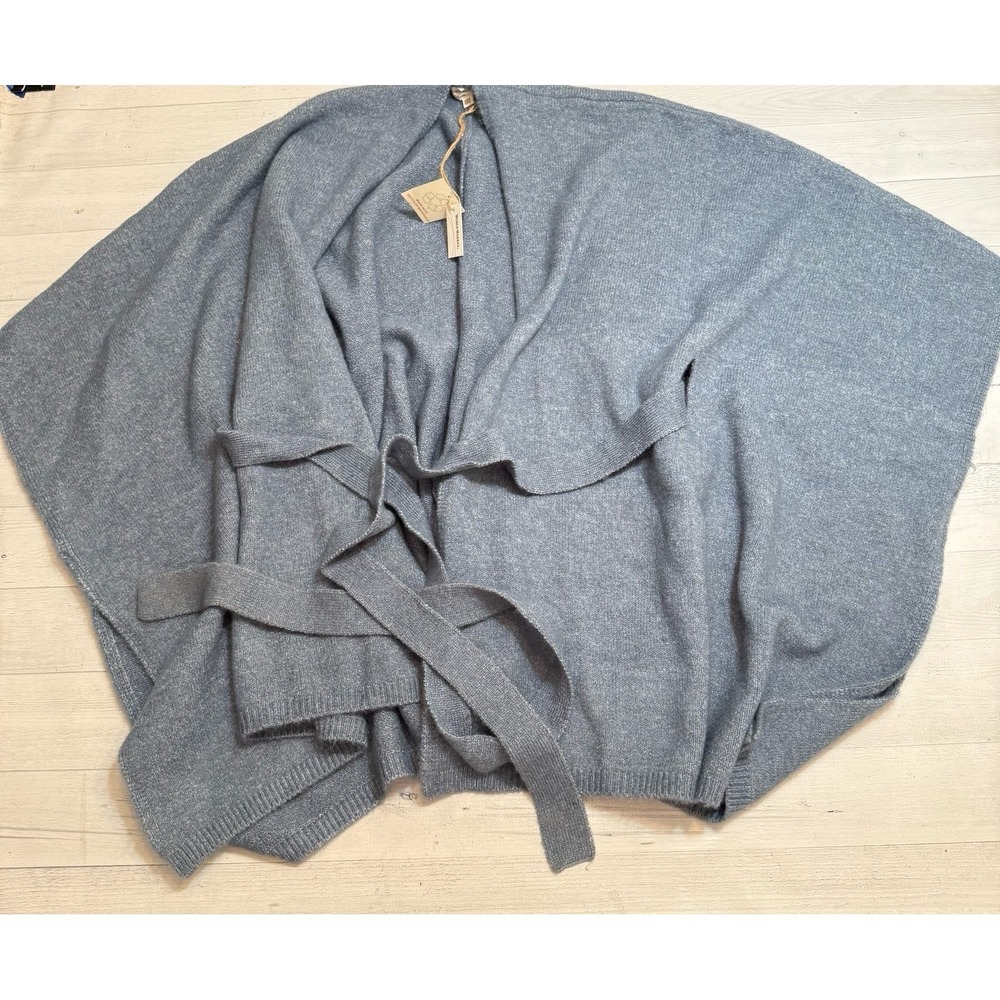 World Market‎ blue sweater shawl womens one size NEW